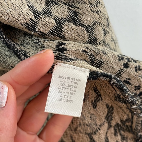 Christopher & Banks Art to Wear Tapestry Shaket Size M - Picture 6 of 8